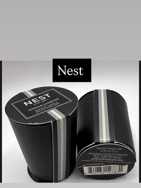 NEST Fragrances Other - Nest Indian Jasmine Scented Candle - NEW 2 PACK Black Ceramic